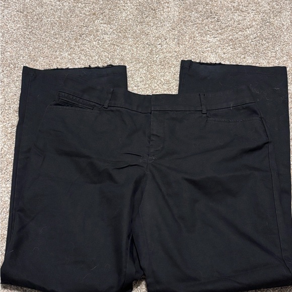 Dockers Black Trousers Flat Front Straight Leg - Picture 1 of 3